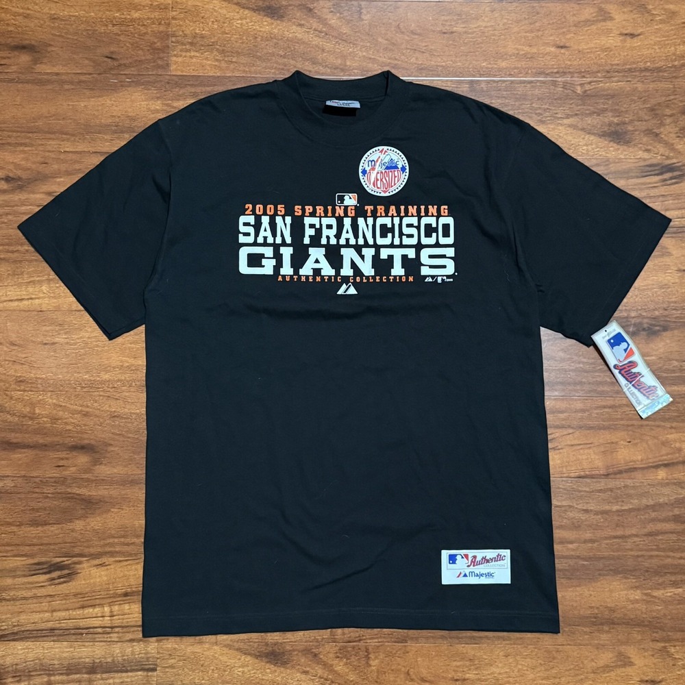 Vintage‎ Majestic Spring Training San Francisco Giants T-Shirt Men's Large NWT